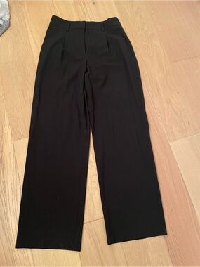 Dynamite Black Wide-Leg Trousers